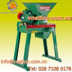 mill with grater / roller / food / vertical