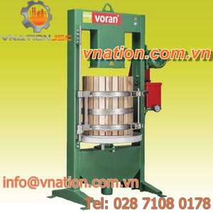 hydraulic press / for the food industry / vertical