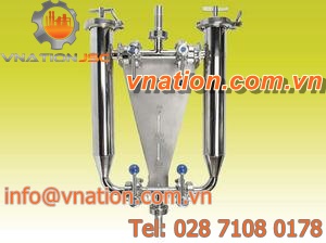 filtering screener / for liquids / for the food industry / stainless steel