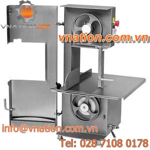 the food industry bone band saw / stainless steel / with fixed table