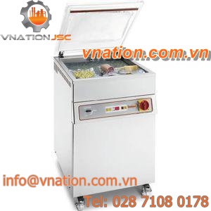 vacuum packaging machine / for food / meat / cheese