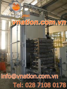 heat treatment furnace / chamber / gas-fired / convection