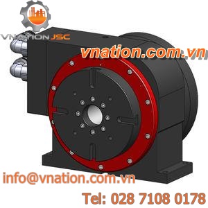 NC rotary table / brushless / vertical / compact