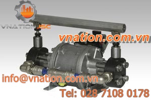 piston pneumohydraulic pump / air-driven / double-acting