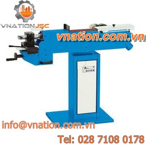 variable-angle notching machine / for pipes / with abrasive belt
