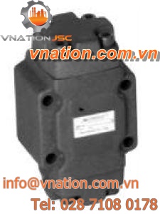threaded check valve / hydraulic / piloted