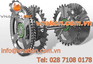 all-in-one chain transmission / with sprocket wheel