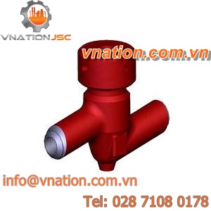 water check valve / for steam / for pipelines / alloy