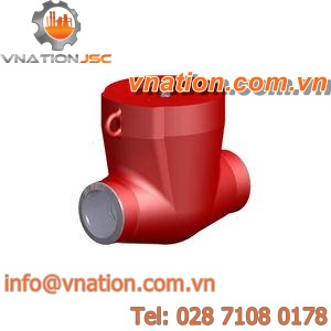 swing check valve / weld / for water / for steam