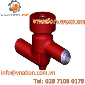 weld check valve / for water / for steam / safety