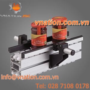 slat conveyor / for the food industry / aluminum / compact