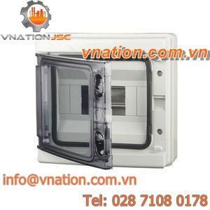 wall-mounted junction box / outdoor / ABS / polyurethane-coated