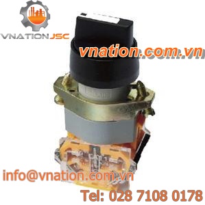 rotary switch / nickel alloy contact / with silver contacts / self-locking