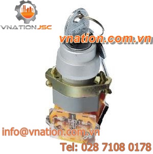 rotary switch / key lock / nickel alloy contact / with silver contacts