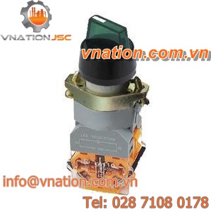 rotary switch / illuminated / self-locking / self-reset