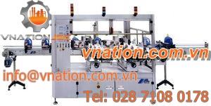 side labeler / linear / for cylindrical products / compact