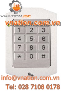 12-key keypad / panel-mount / wall-mounted / surface mounted