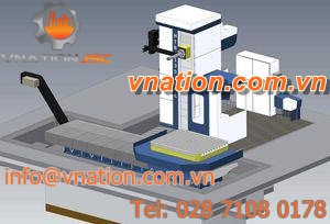 horizontal boring machine / CNC / 5-axis / for large workpieces