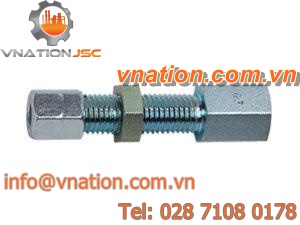 cutting ring fitting / bulkhead / straight / steel