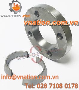 steel flange / through-hole