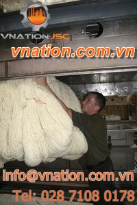 hank dyeing machine / continuous / textile
