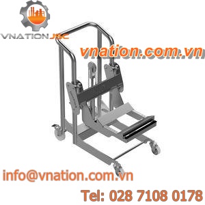 handling cart / reel holder / stainless steel