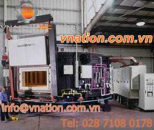 chamber furnace / electric / continuous / for forging