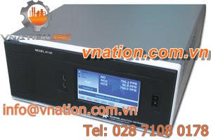 nitrogen oxide analyzer / chemiluminescence / benchtop / online