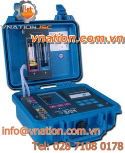 flue gas analyzer / nitrogen oxide / sulfur dioxide / oxygen