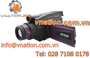 surveillance camera / IR / portable / for gas leak detection