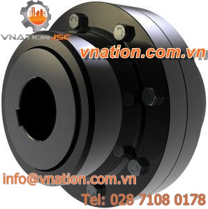 flexible shaft coupling / gear / carbon steel / compact
