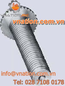 threaded stud / steel / concealed-head