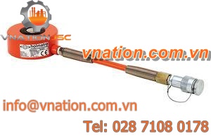 hydraulic cylinder / telescopic / single-acting load-return / steel