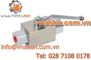ball valve / lever / shut-off / female