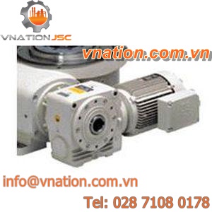 AC electric gearmotor / induction / orthogonal / worm