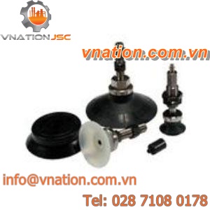 deep vacuum suction cup / bellows / flat / for vacuum