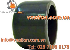 non-threaded end cap / round / PVC
