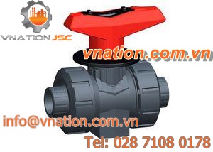 ball valve / manual / sampling / in plastic