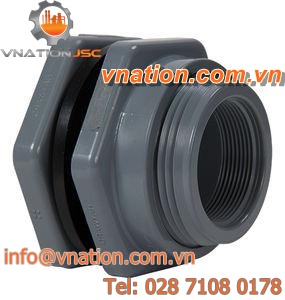 bulkhead fitting / plastic
