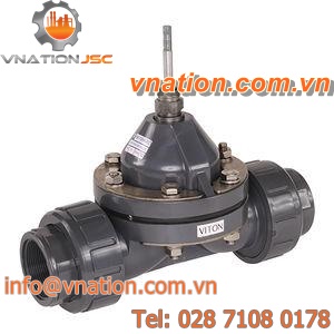 diaphragm valve / in plastic