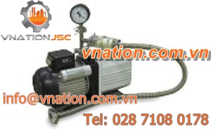 rotary vane vacuum pump / lubricated / single-stage / low-noise