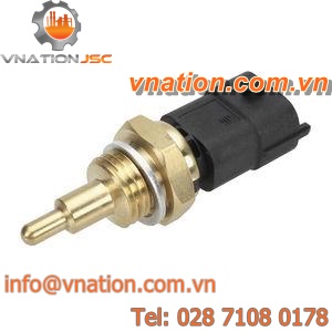 resistance temperature sensor / threaded / for liquids