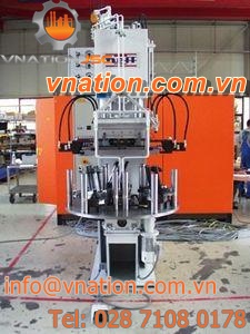 hydraulic press / drawing / C-frame / with rotary indexing table