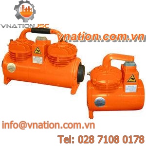 diaphragm vacuum pump / piston / oil-free / single-stage