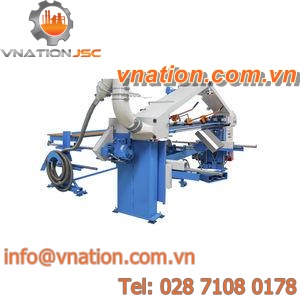 belt grinding machine / flat / manual / edge