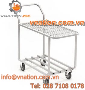 service cart / wire mesh platform / shelf / multipurpose