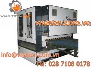 abrasive run-off polishing machine / automatic / belt / brush