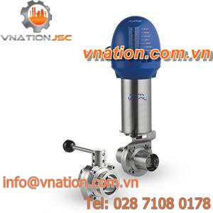 butterfly valve / shut-off / for food applications / hygienic