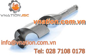 solid drill bit / for wood / carbide / helical