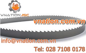 bandsaw blade / carbide / for steel